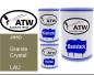 Preview: Jeep, Granite Crystal, LAU: 500ml Lackdose + 500ml Klarlack + 250ml Härter - Set, von ATW Autoteile West.